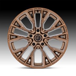 Fuel Rebar 5 D850 Platinum Bronze Custom Truck Wheels 3